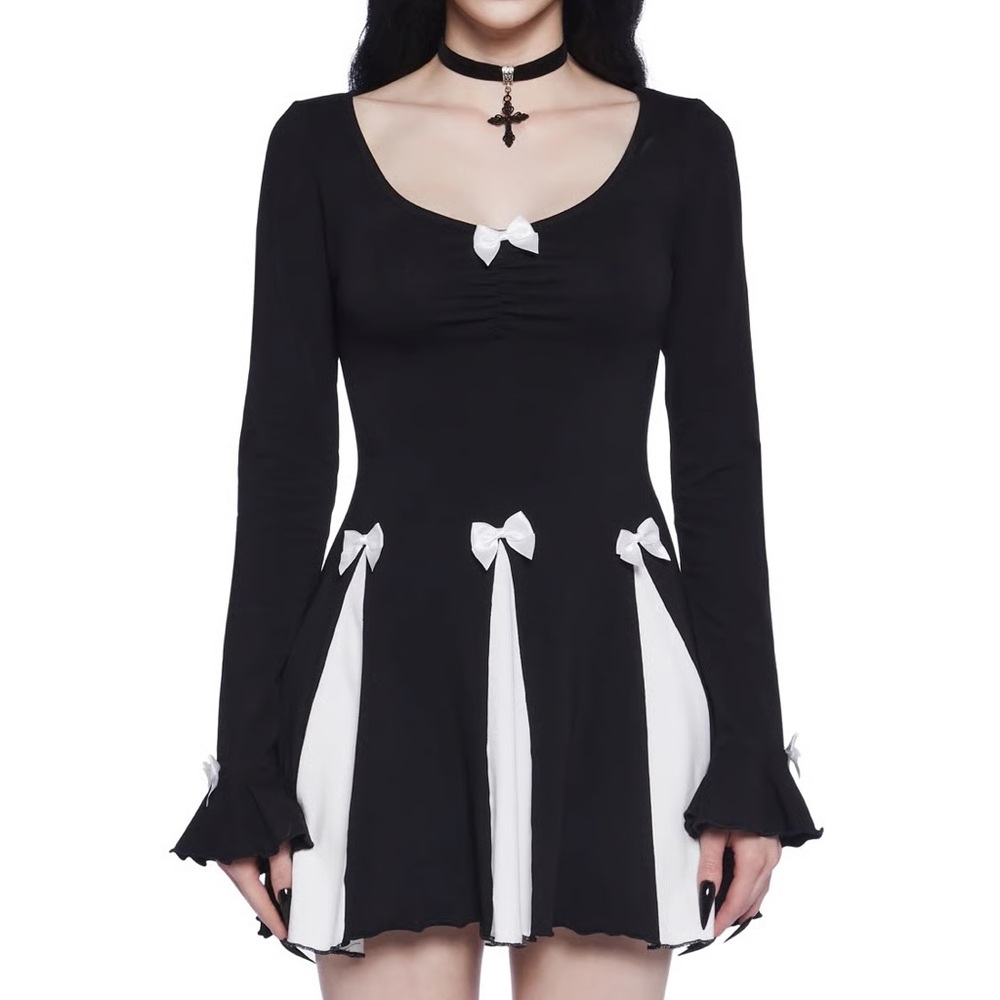 DOLLS KILL Curious Elegance Mini Dress
